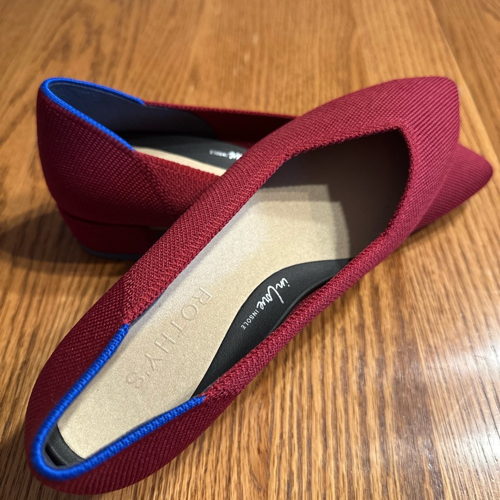 Rothy's Burgundy Women's Mini Pump